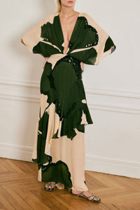 Tesoro Escondido silk dress - Red