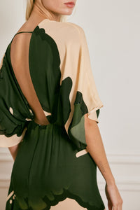 Tesoro Escondido silk dress - Red