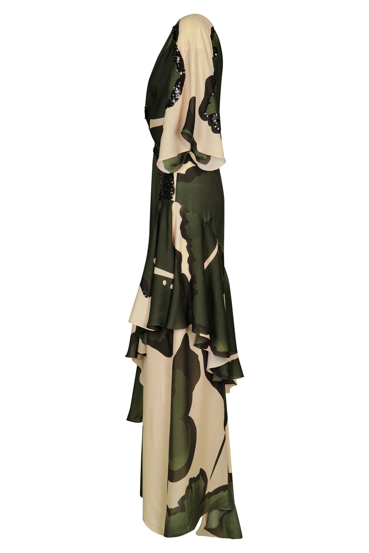 Robe Tesoro Escondido en soie - Rouge