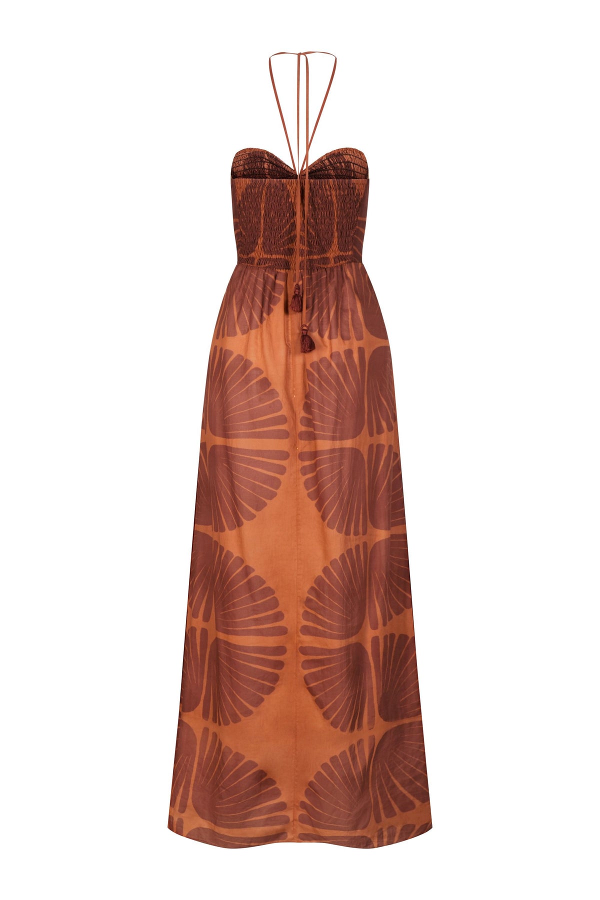 Robe Mother Of All Waters en coton - Orange