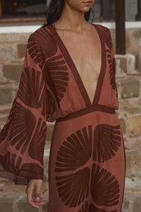 Spiritual Healers Dress - Brown