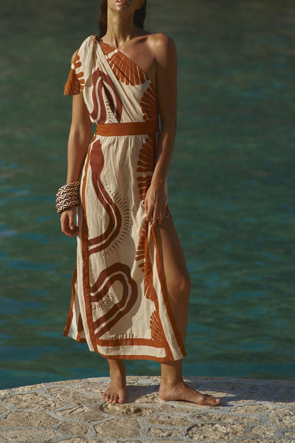 Natural Ecosystem cotton dress - Red