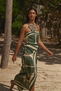 Robe Ancient Peru en coton - Vert