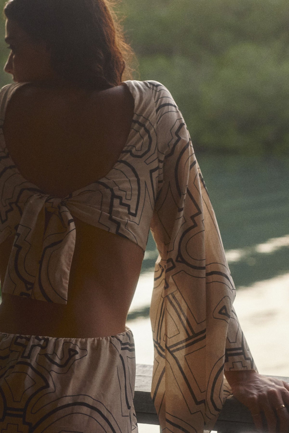 Robe Words Of Wisdom en coton - Blanc