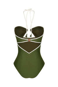Maillot de bain une pièce Ashaninka - Vert