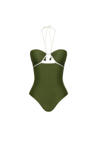 Maillot de bain une pièce Ashaninka - Vert