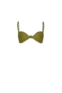 Heliconia swimsuit top - Green