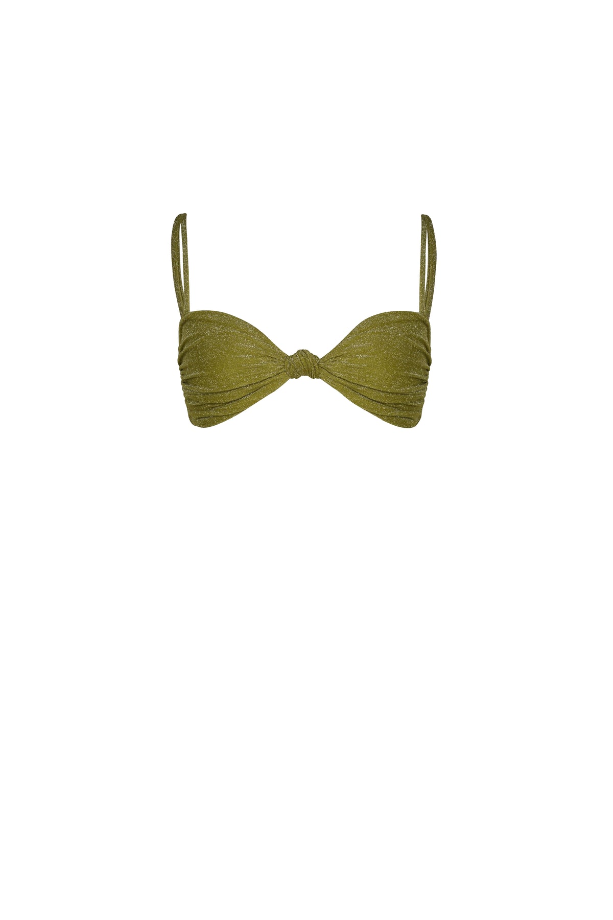 Heliconia swimsuit top - Green