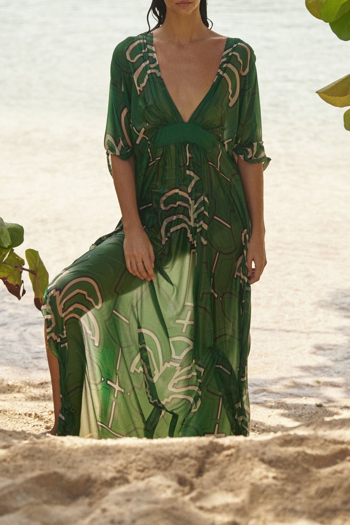 Robe Secret Garden - Vert