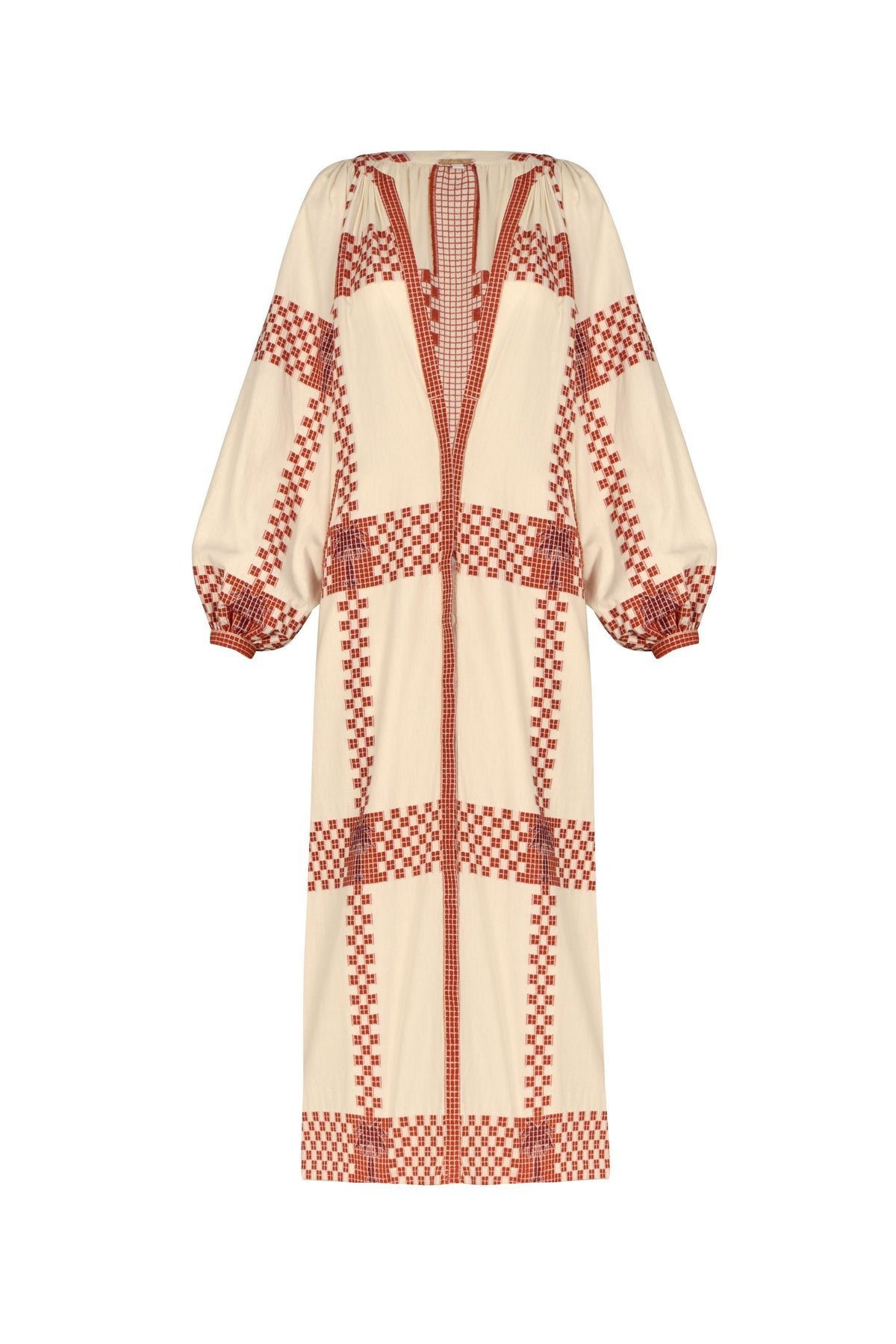 Robe Diosa Geométrica en coton - Rose