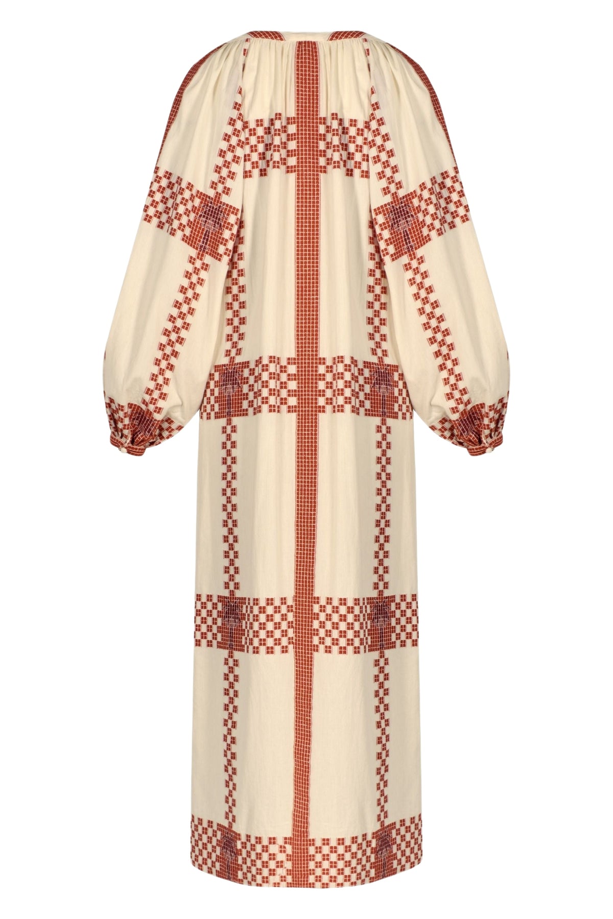 Robe Diosa Geométrica en coton - Rose