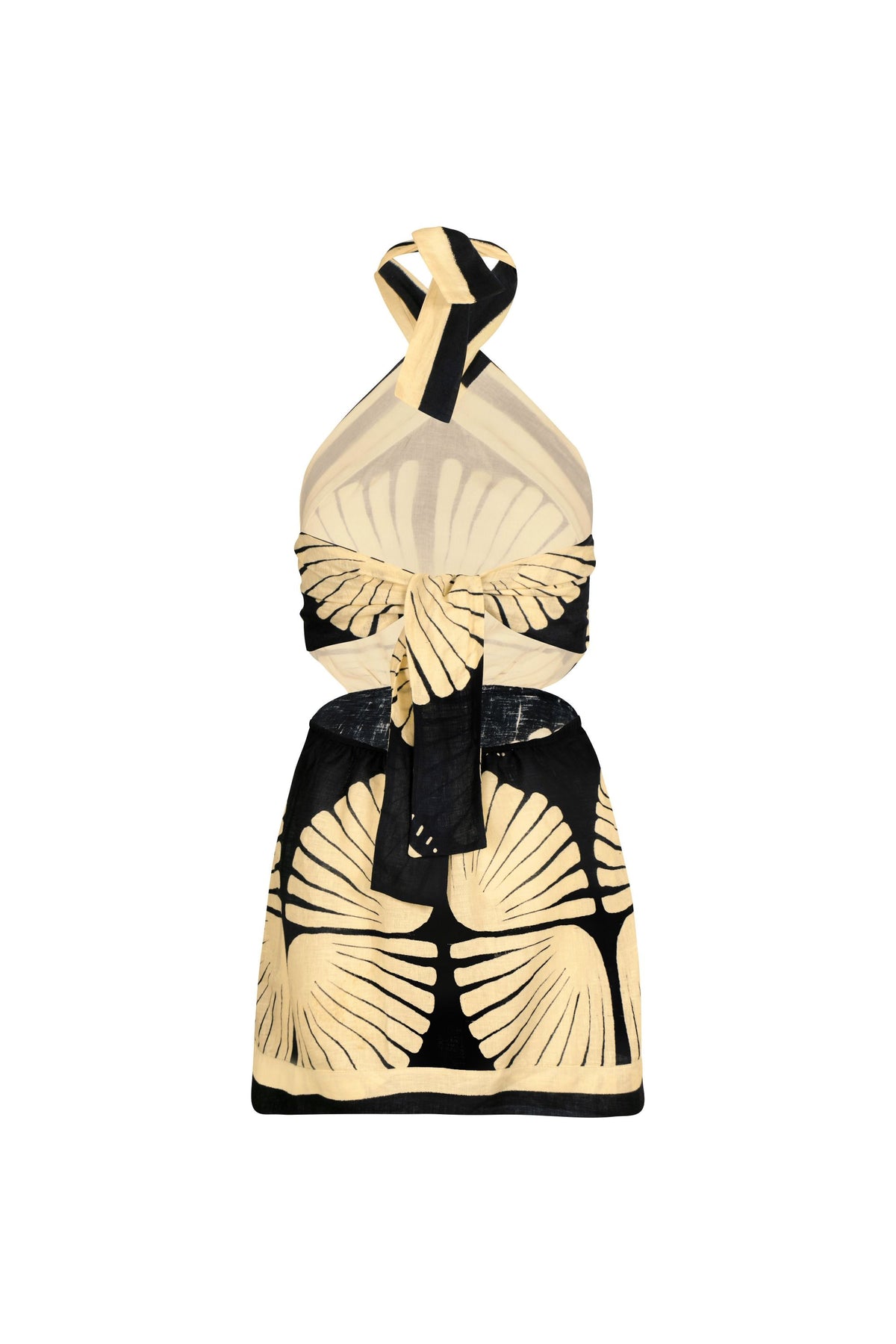 Robe River Ritual en lin - Noir