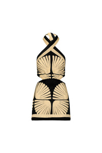 Robe River Ritual en lin - Noir