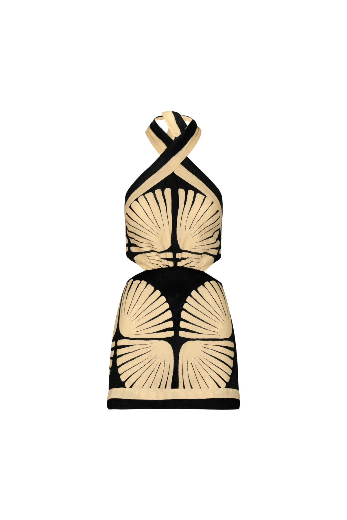 Robe River Ritual en lin - Noir