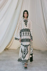 Robe Mimbreño en soie - Noir