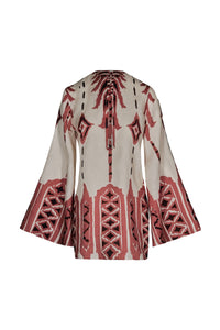Robe Desert Scout en lin - Rose
