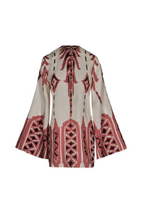 Robe Desert Scout en lin - Rose