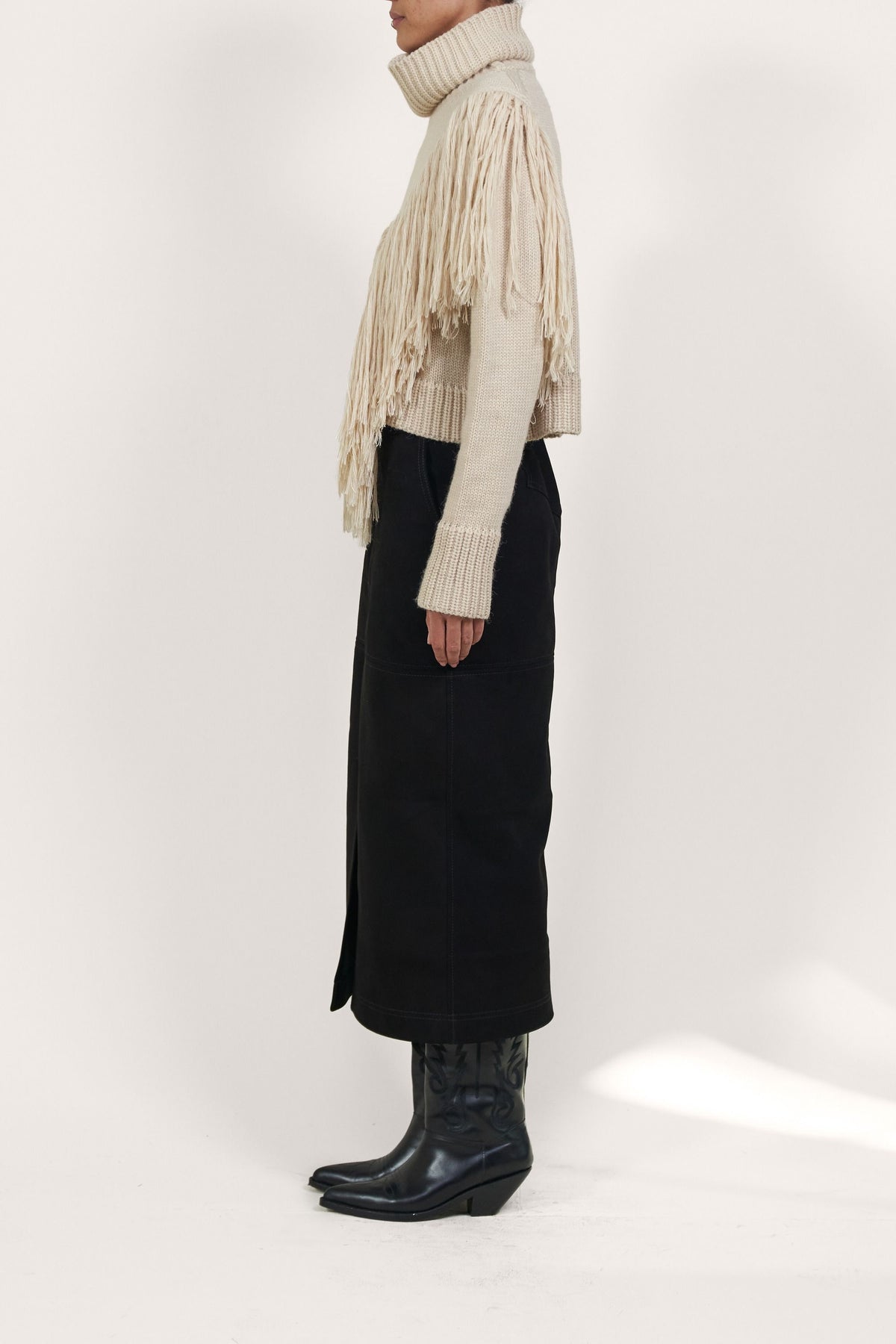 Pull Elegancia Natural en cachemire - Blanc