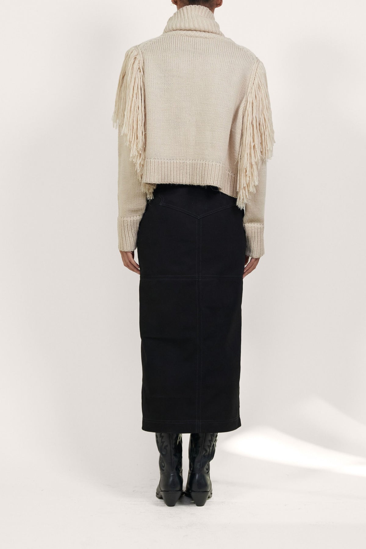 Pull Elegancia Natural en cachemire - Blanc