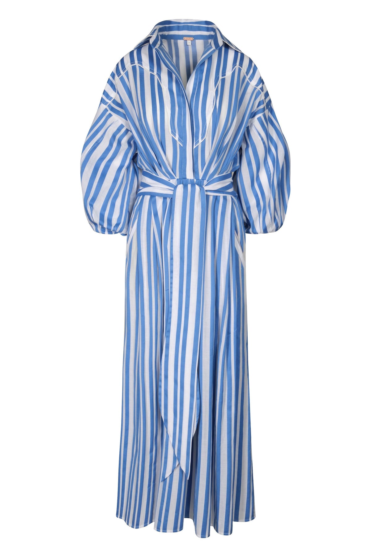 Robe-chemise Buena Mar en coton - Bleu