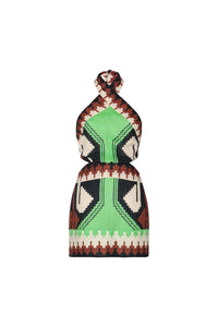 Robe Tide Strenght en lin - Vert