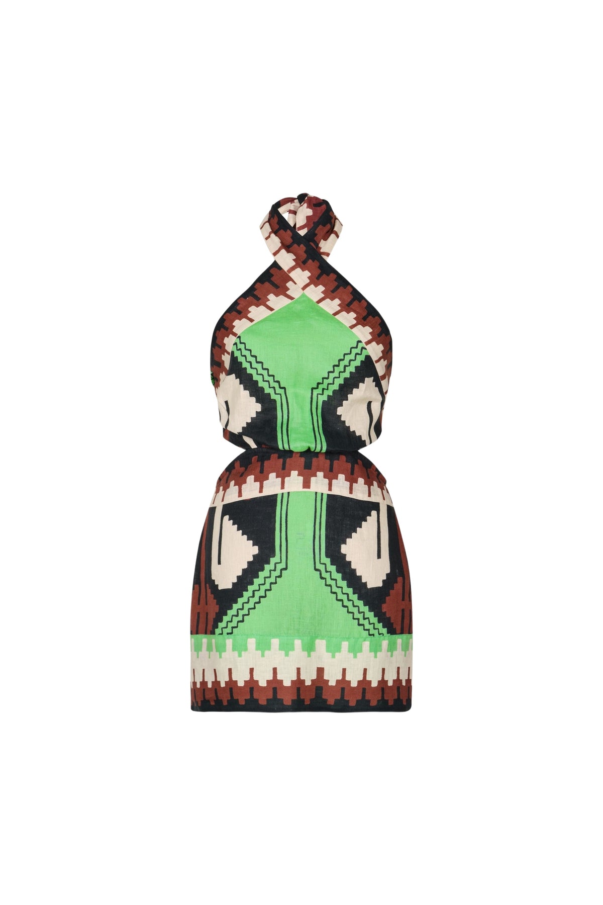 Robe Tide Strenght en lin - Vert