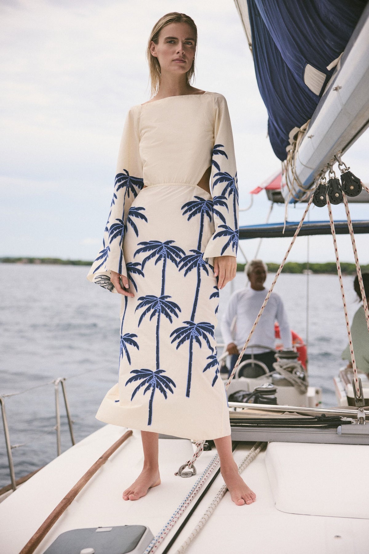 Robe Journey en coton - Blanc