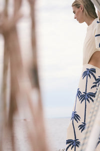 Robe Journey en coton - Blanc