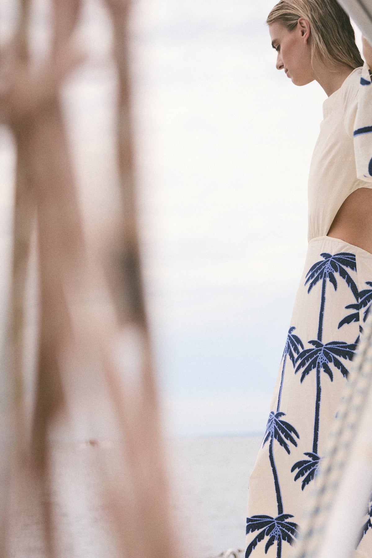 Robe Journey en coton - Blanc