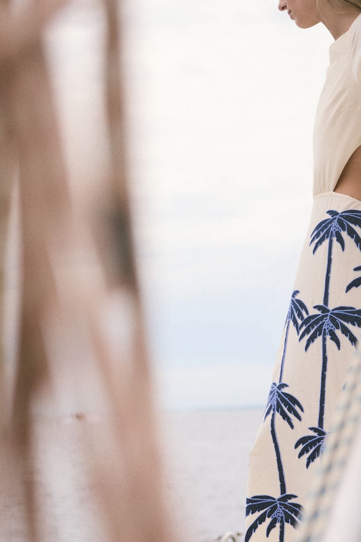 Robe Journey en coton - Blanc