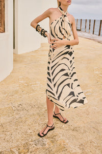 Robe The Rhythm Of Sea en coton - Noir