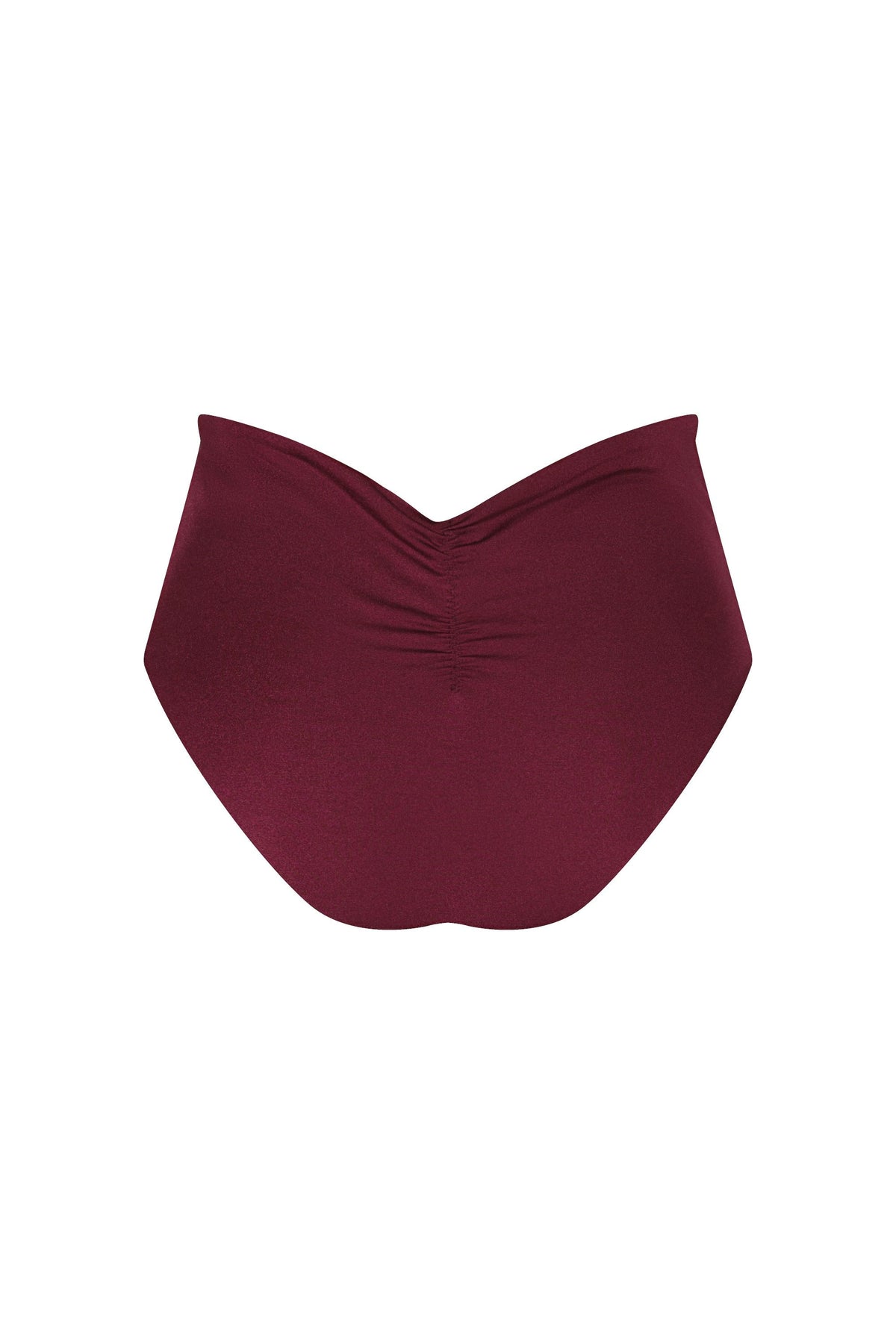 Nautical-style swim shorts - Wine