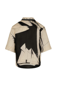 Salty Promises cotton shirt - Black