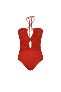 Coral Reef one-piece swimsuit - Red