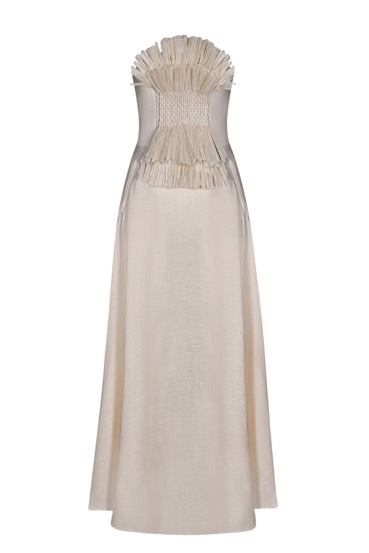 Robe Unforgiven lin - Blanc