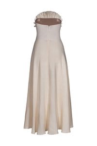 Robe Unforgiven lin - Blanc