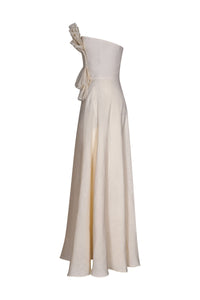 Robe Unforgiven lin - Blanc
