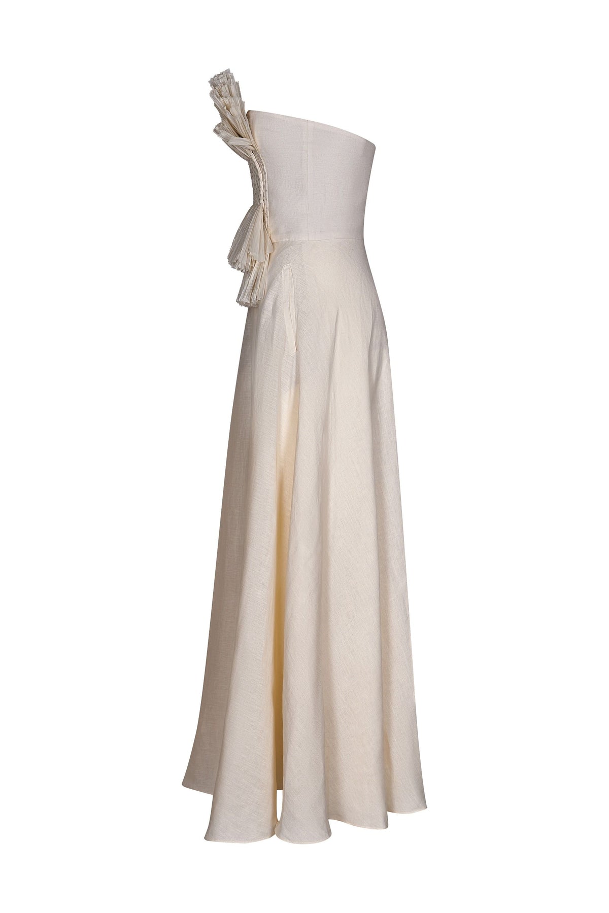 Robe Unforgiven lin - Blanc