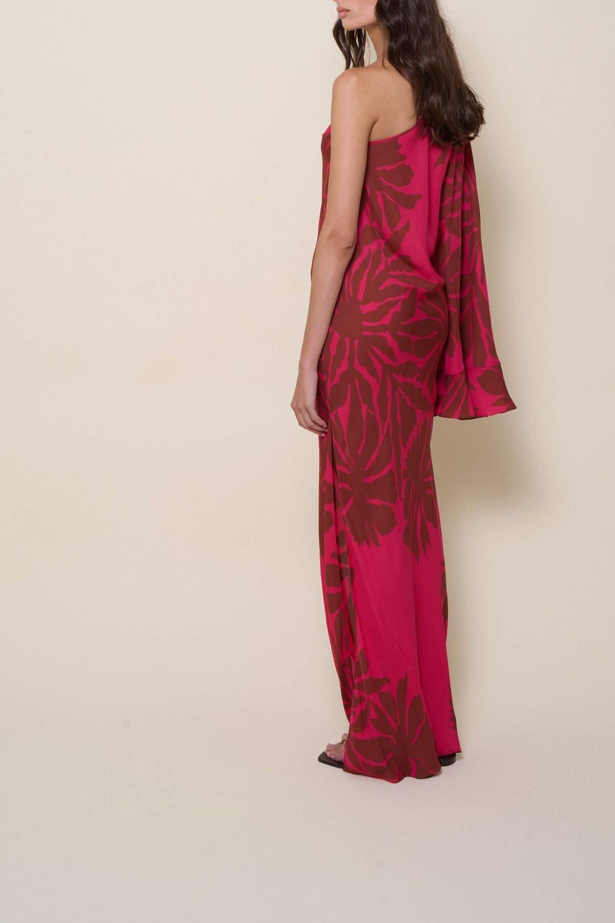 Robe Seville Passion en soie - Wine