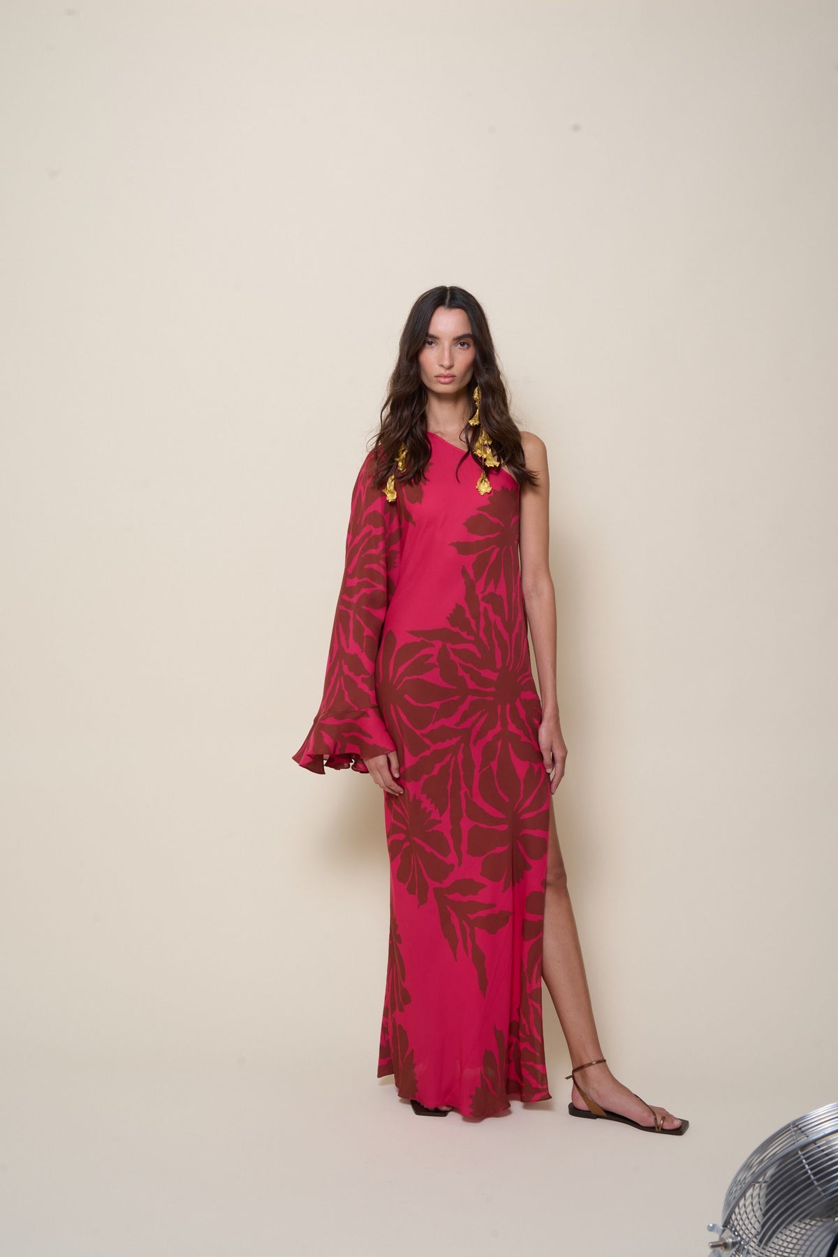 Robe Seville Passion en soie - Wine