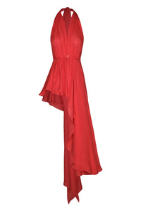 Silk Serenade Top - Orange