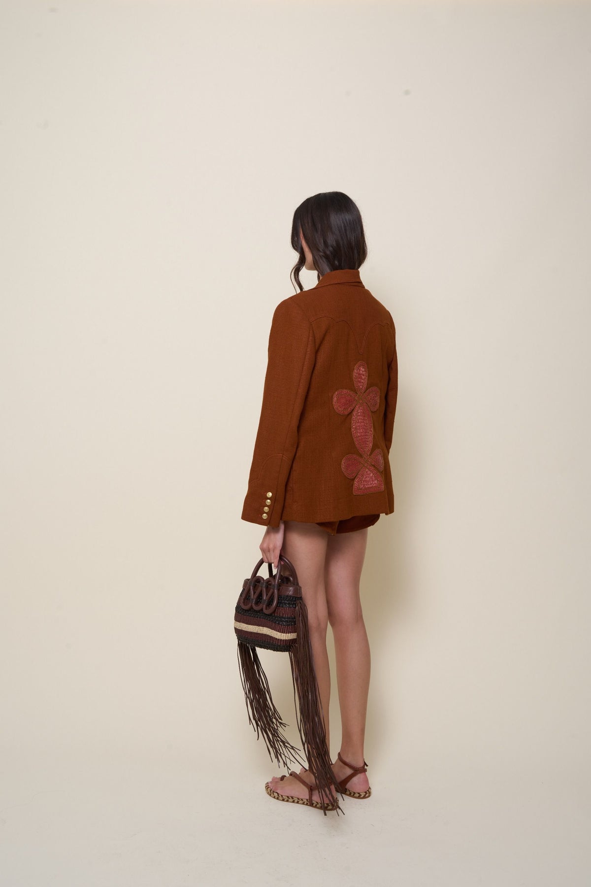 Short City Amulet - Marron