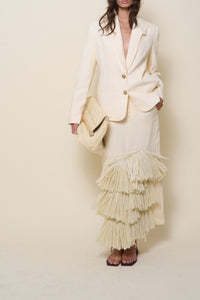 Ciudad Perdida linen skirt - White