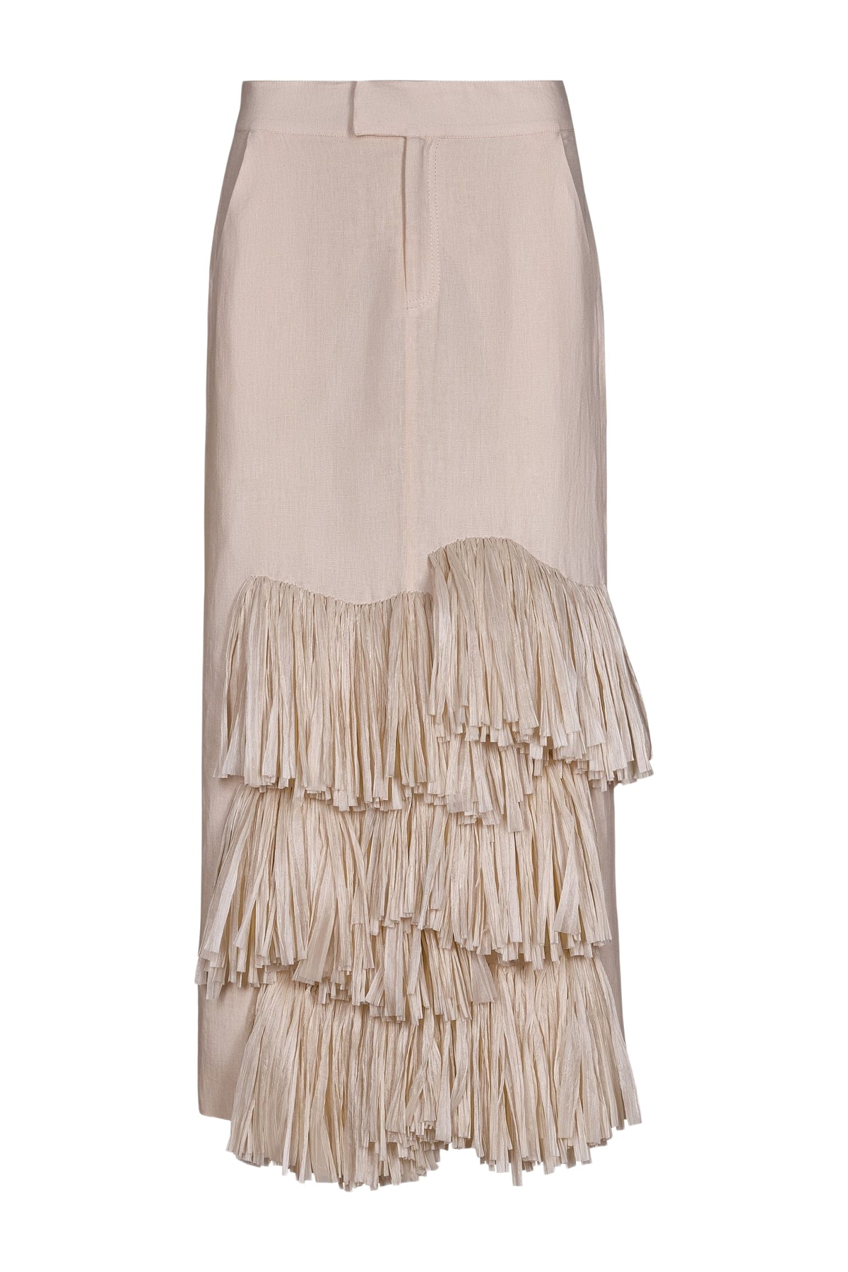 Ciudad Perdida linen skirt - White