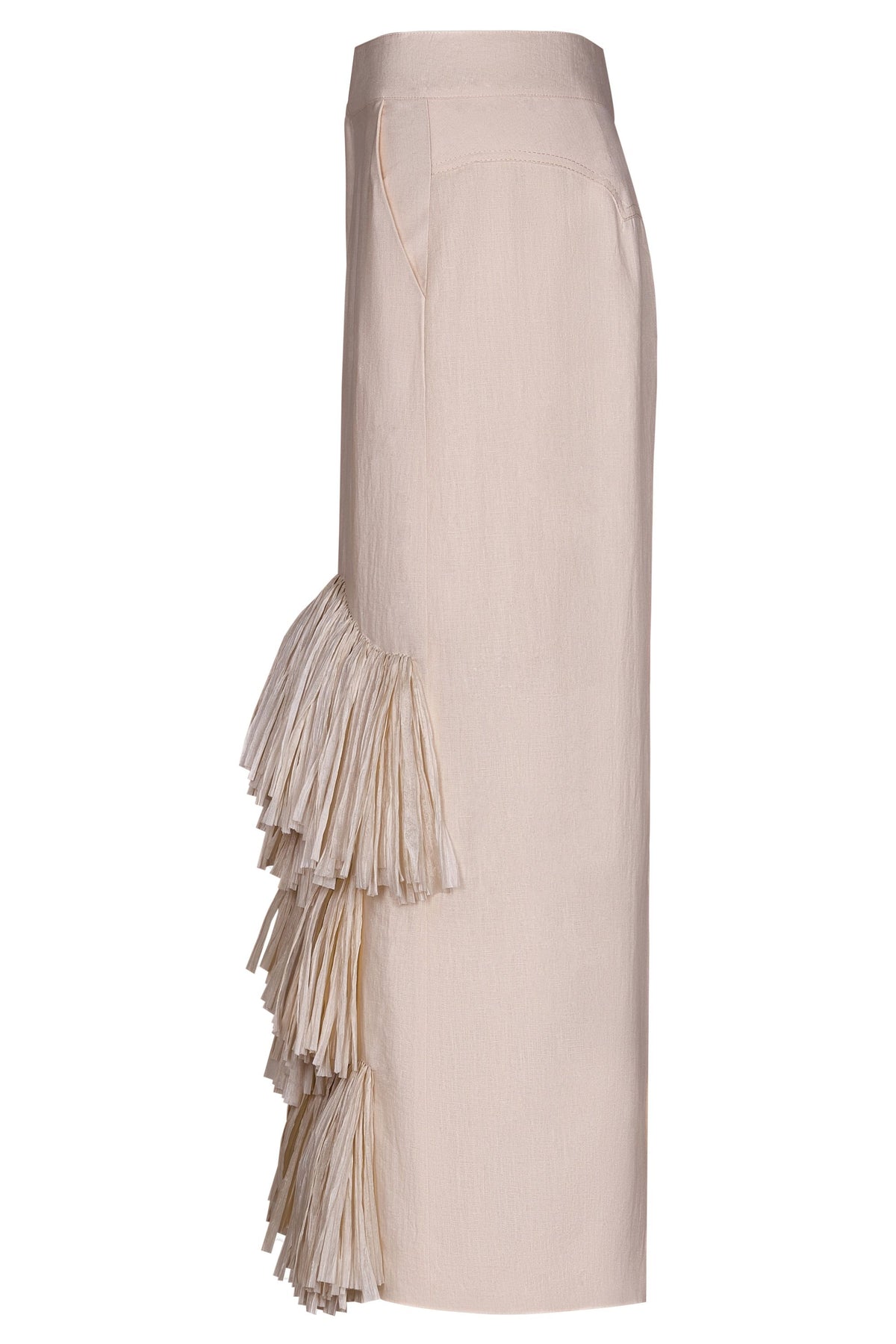Ciudad Perdida linen skirt - White