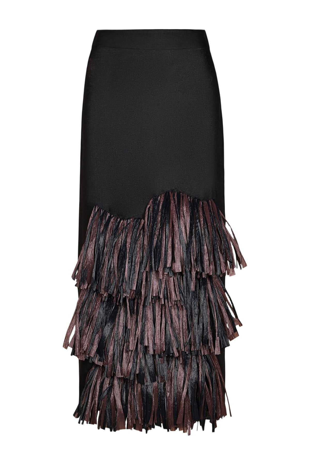 Jupe Mountain Affair en lin - Noir