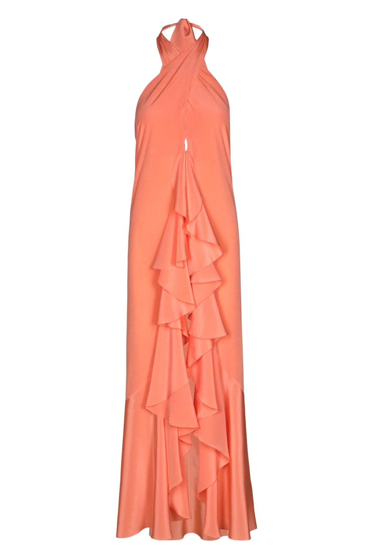 Haut Into The Andalusian Tropic en soie - Orange