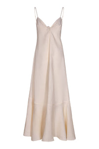 Zambra ruffled linen top - White