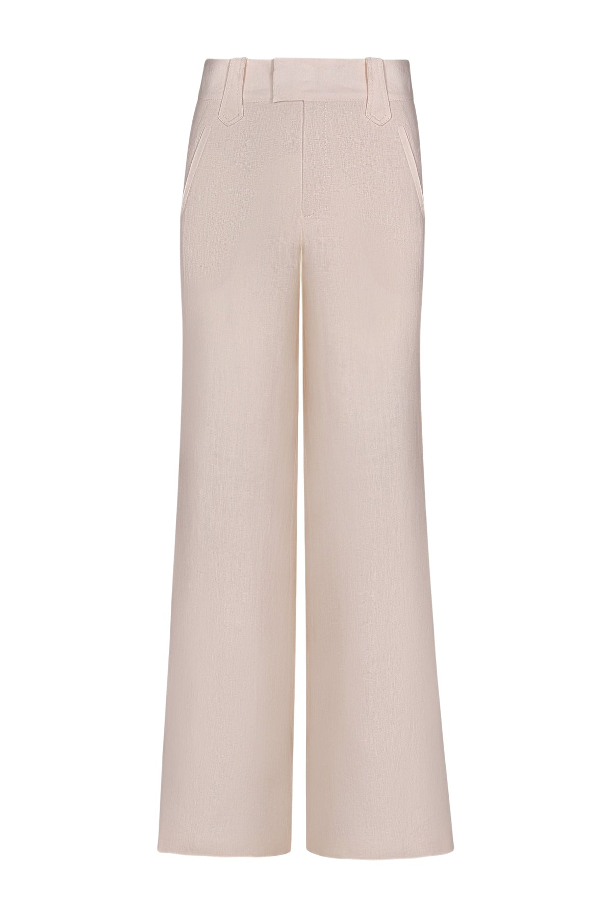 Pantalon Passage Poise en lin - Blanc