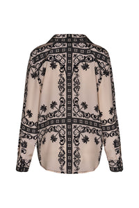 Chemise Sonriente en soie - Beige